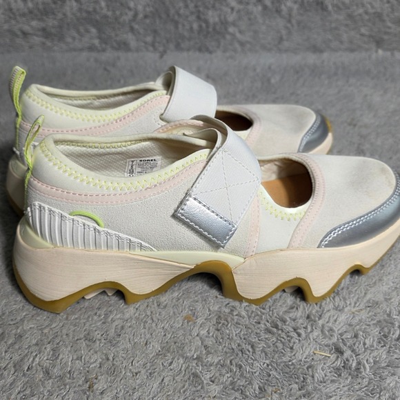 Sorel Comfort Kinetic Impact ll Mary Jane Sneakers Sea Salt, Gum Women's 7 NEW - Picture 3 of 6